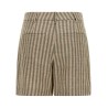 Striped bermuda shorts