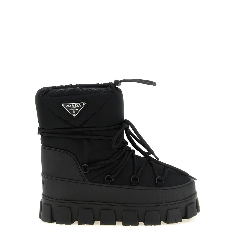 Re-Nylon ankle boots