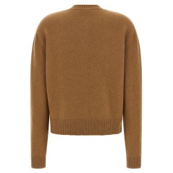 Cashmere mixed crew neck cardigan