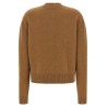 Cashmere mixed crew neck cardigan