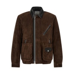 Suede blouson