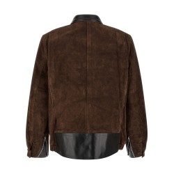 Suede blouson