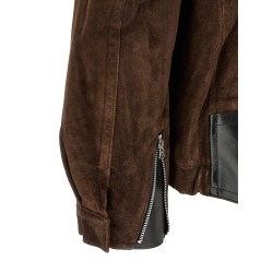 Suede blouson