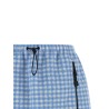 Fleece-effect vichy skirt