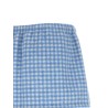 Fleece-effect vichy skirt