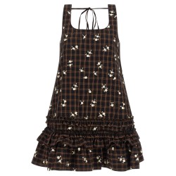 'Check Flower' dress