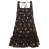 'Check Flower' dress