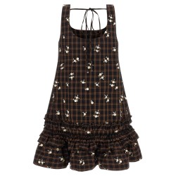 'Check Flower' dress