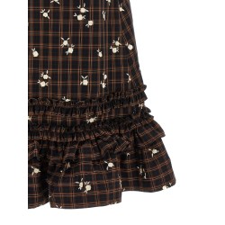 'Check Flower' dress