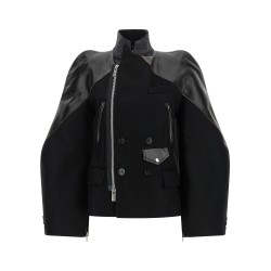 Melton wool jacket