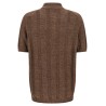 Wide ribbed polo shirt
