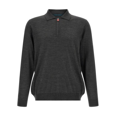 Wool polo shirt 14 microns