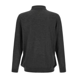 Wool polo shirt 14 microns