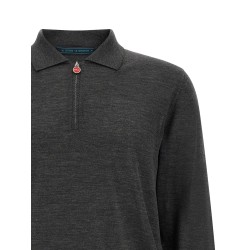 Wool polo shirt 14 microns