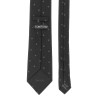 Polka dot silk tie