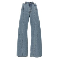 Jeans asymmetrical waist
