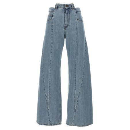 Jeans asymmetrical waist