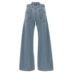 Jeans asymmetrical waist
