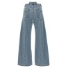 Jeans asymmetrical waist