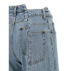 Jeans asymmetrical waist