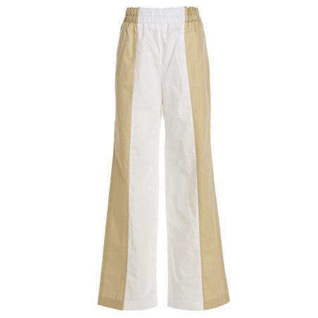 Loose leg two-color pants