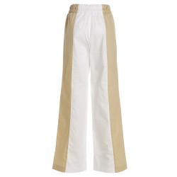 Loose leg two-color pants