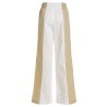 Loose leg two-color pants
