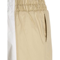 Loose leg two-color pants