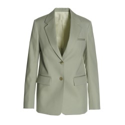 Wool single breast blazer jacket