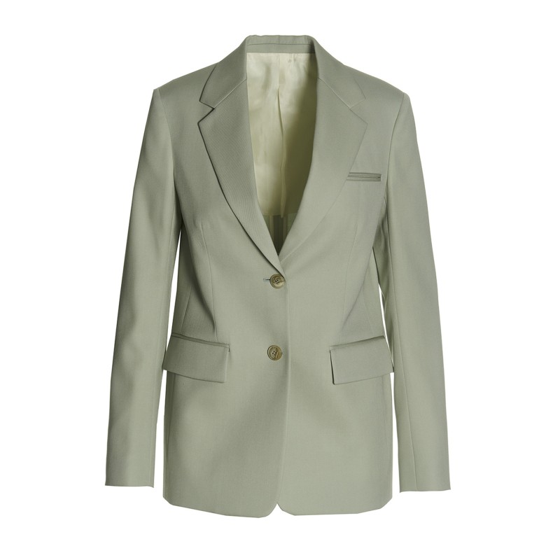 Wool single breast blazer jacket