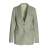Wool single breast blazer jacket