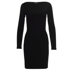 Ribbed viscose dress