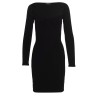 Ribbed viscose dress