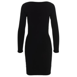 Ribbed viscose dress