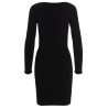 Ribbed viscose dress