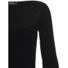 Ribbed viscose dress