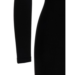Ribbed viscose dress