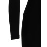 Ribbed viscose dress
