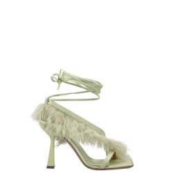'Feather Wrap’ sandals