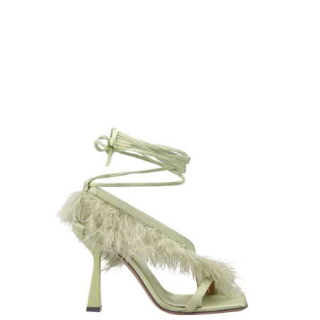 'Feather Wrap’ sandals