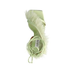 'Feather Wrap’ sandals