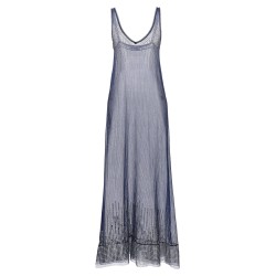 Studded mesh dress