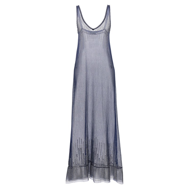 Studded mesh dress