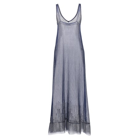 Studded mesh dress
