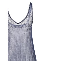 Studded mesh dress