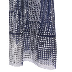 Studded mesh dress