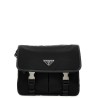 Logo nylon crossbody bag