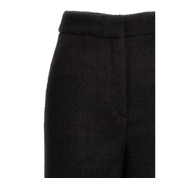 Cropped bouclè pants