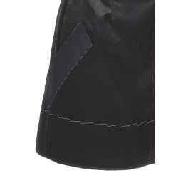 Contrast stitching corset dress