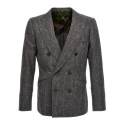 double-breasted blazer